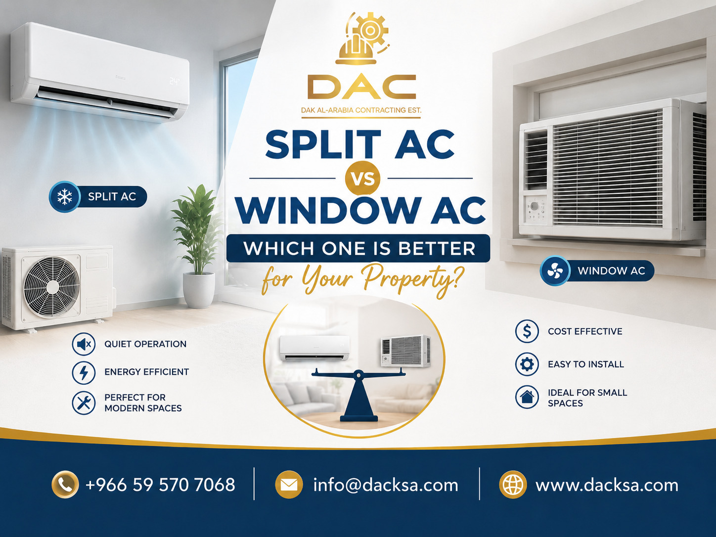 Split AC and Window AC Riyadh